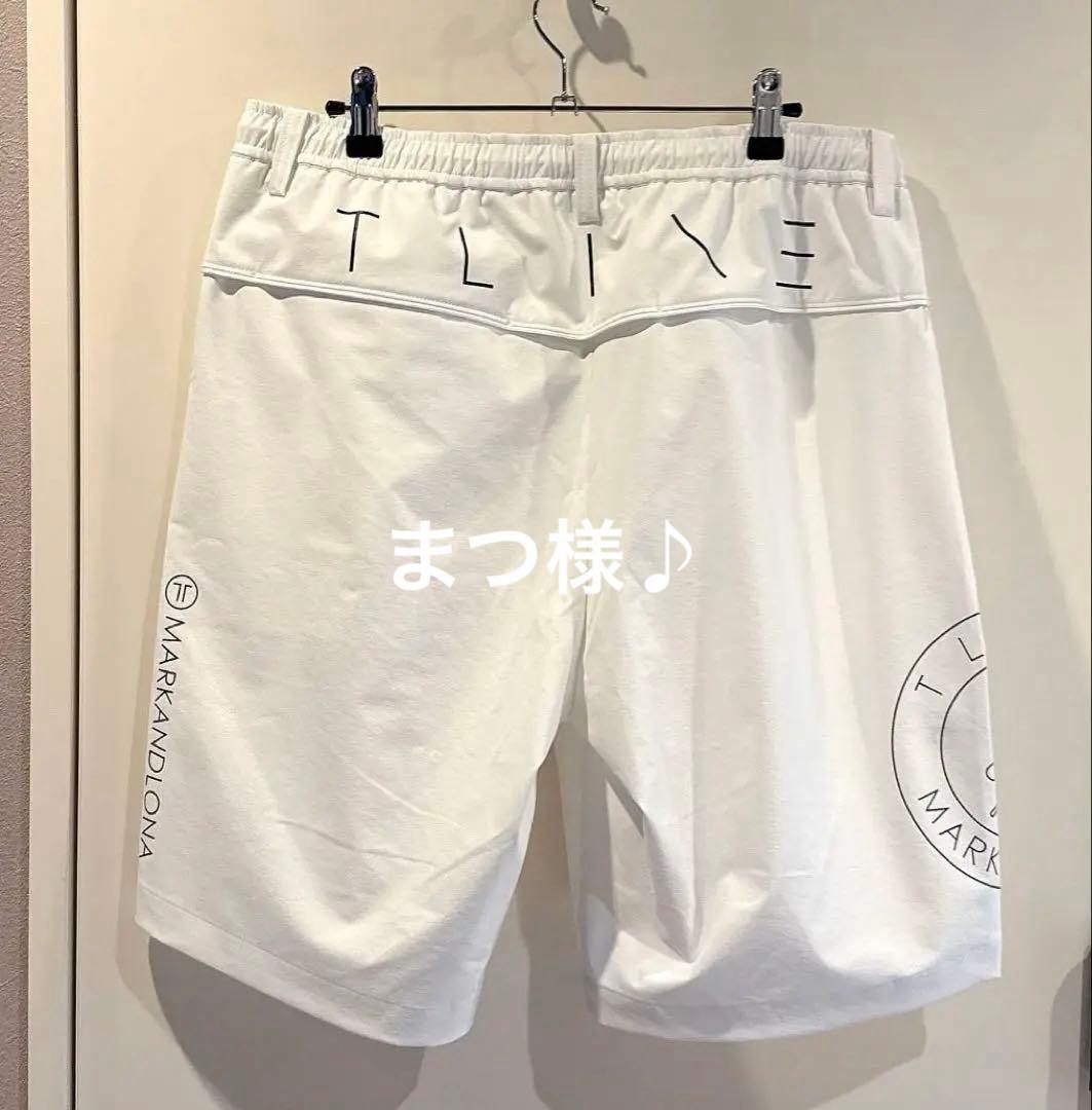 新品 ★ MARK&LONA ショーツ マーク＆ロナ ハーフパンツ 白