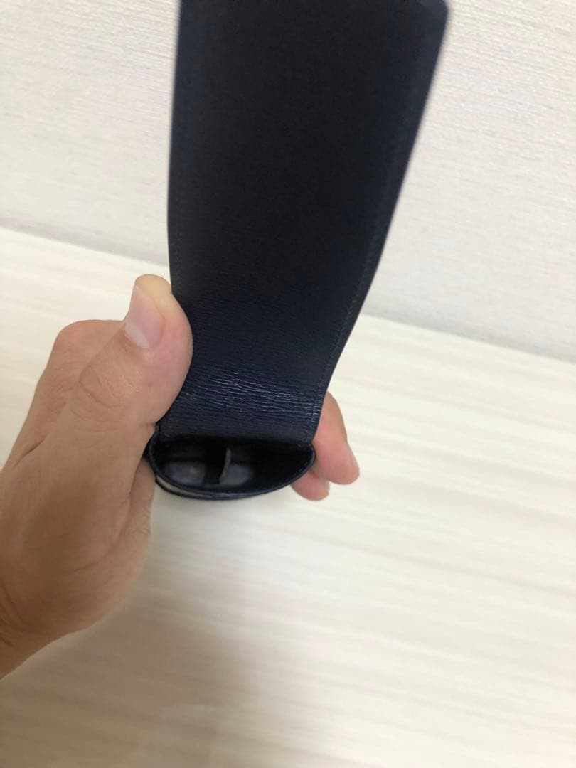 Montblanc ネイビー レザー 筆箱