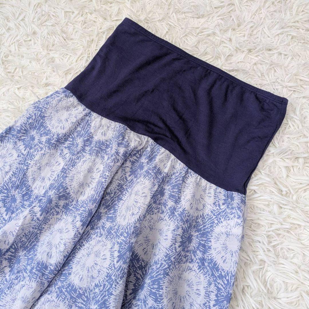 ヨギーサンクチュアリ ヨガウェア ジニーパンツ〈パープル〉総柄 日本製 春夏秋冬