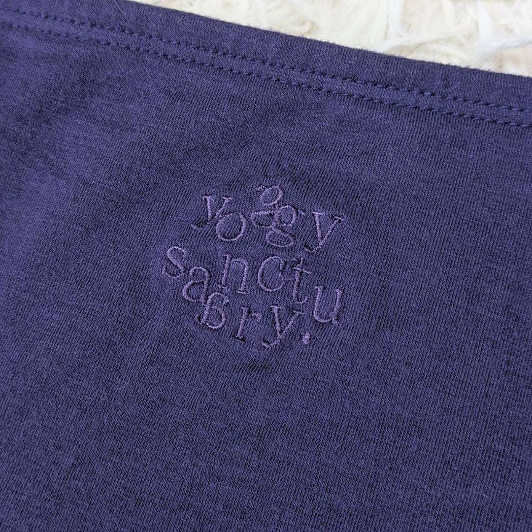 ヨギーサンクチュアリ ヨガウェア ジニーパンツ〈パープル〉総柄 日本製 春夏秋冬