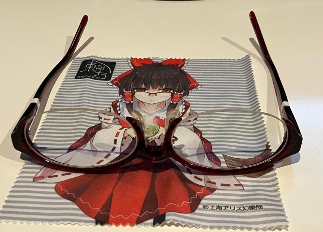 執事眼鏡eyemirror東方眼鏡（霊夢モデル赤）
