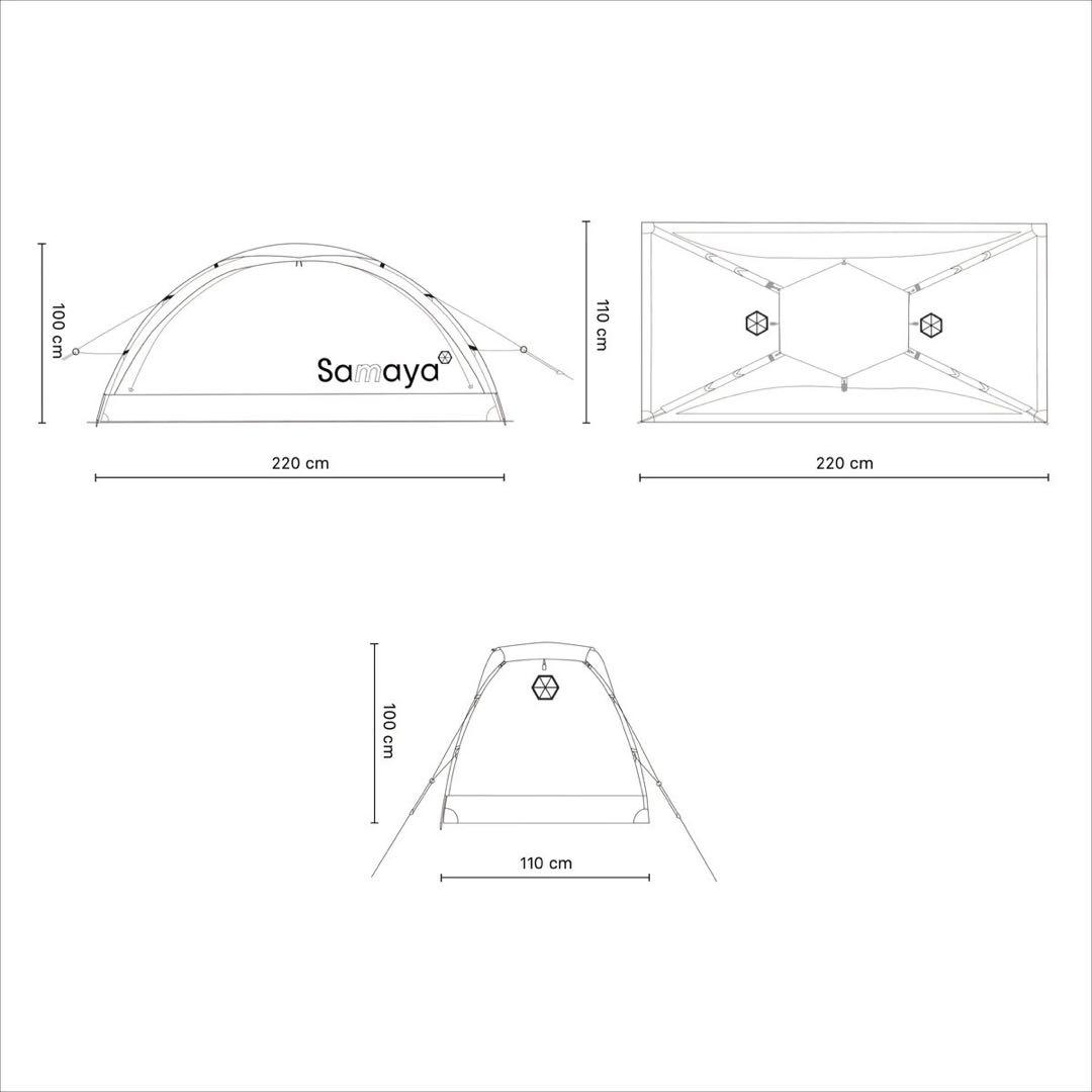 SAMAYA 2.0 BLUE テント　最安値　新品