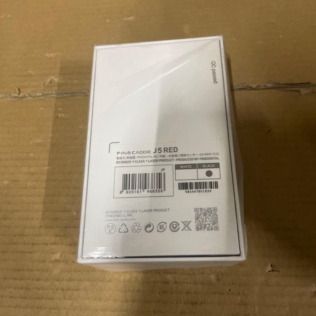 finecaddle ゴルフ距離計 J5RED 黒