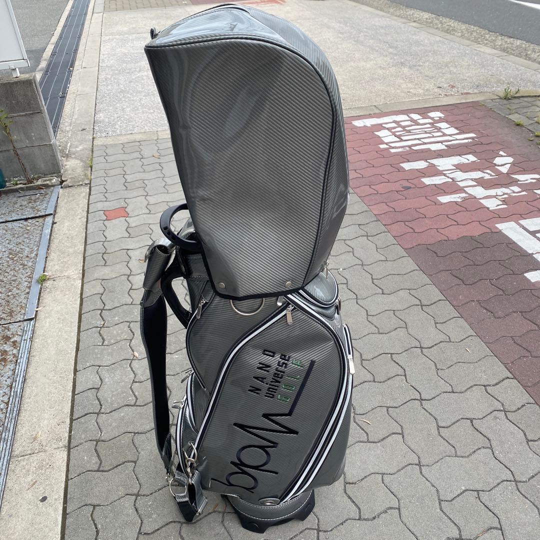 新品未使用　NANO UNIVERSE グレー キャディバッグ