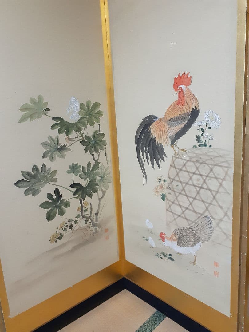 四季　屏風絵　12曲　引取専用