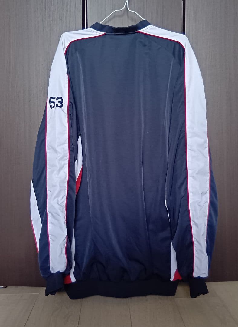 【実使用　サイン】ヤクルトスワローズ　五十嵐　長袖　ゲーマージャケット　2XO