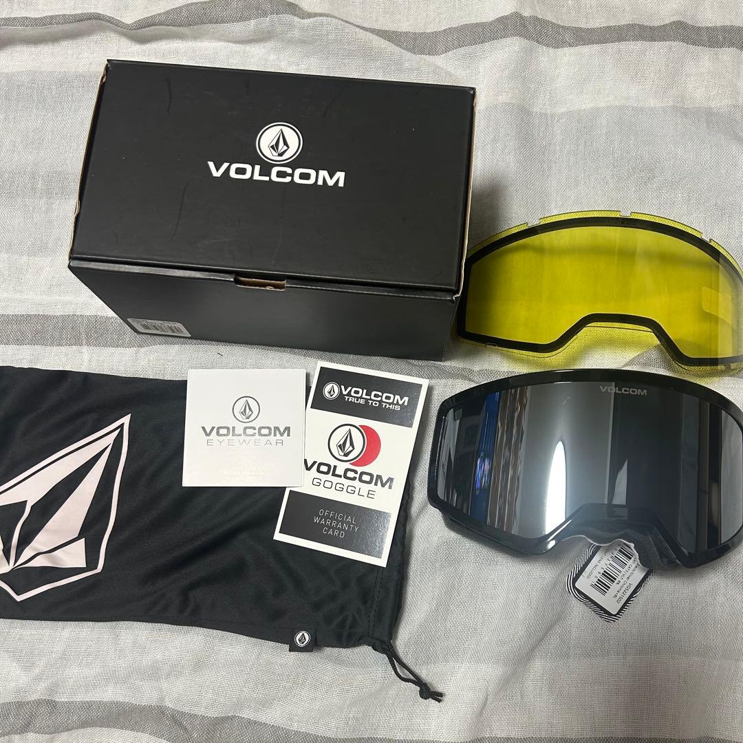 【新品・未使用】VOLCOM　ユニセックス大人 (交換用レンズ付き) ゴーグル