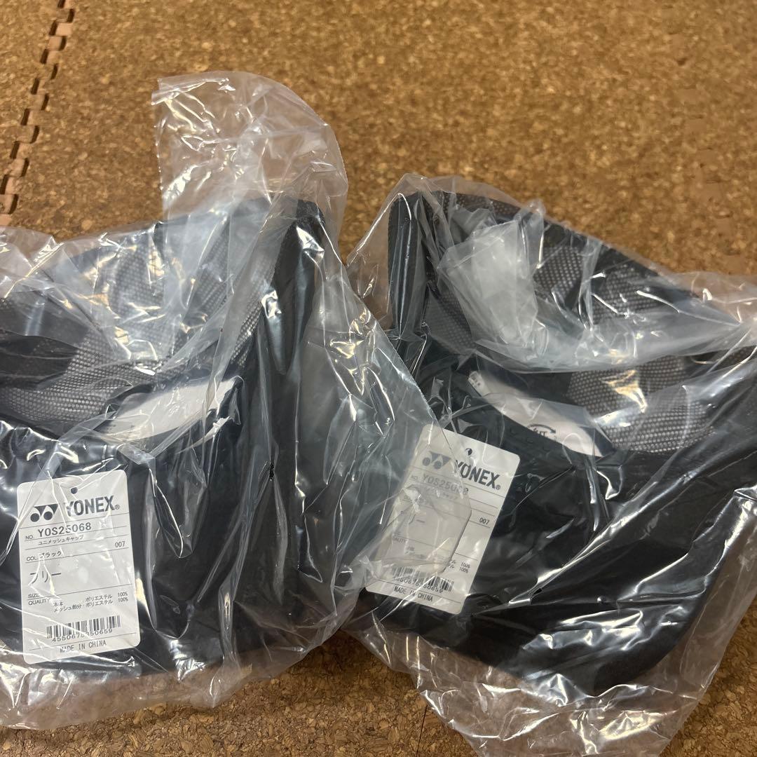 2025黒金限定全国モデルYONEX ALL JAPANキャップ 2個ポスト投函