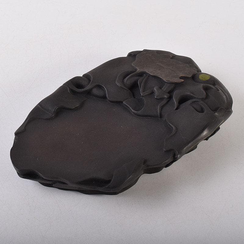 中国　書道具　端渓硯　倣宋　米芾　螽斯瓜瓞硯　箱付　M　8107