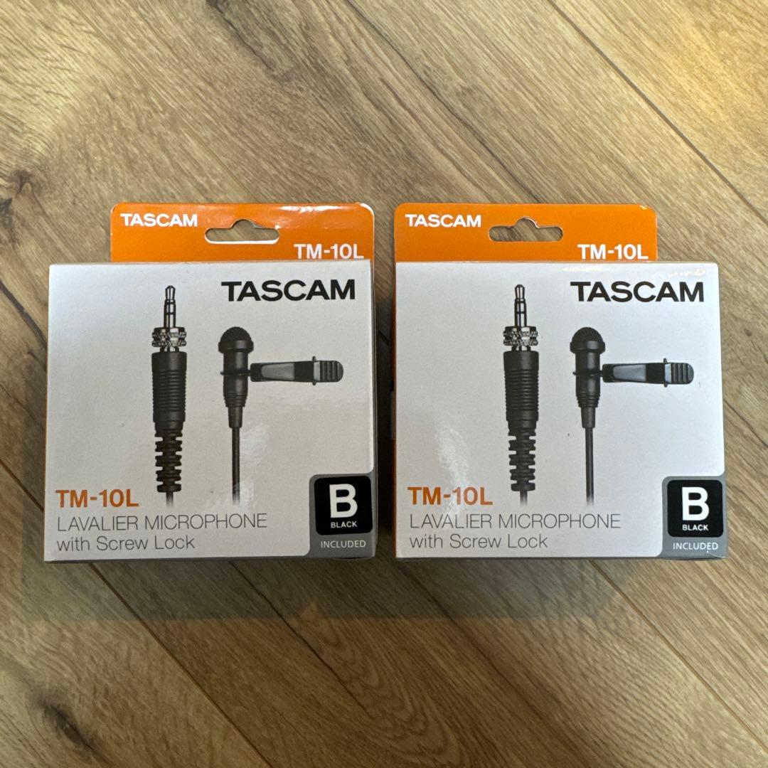 TASCAM TM-10LB ピンマイク 【2個セット】