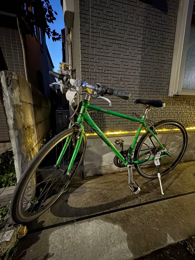 【自転車　GIANT】グリーン クロスバイク