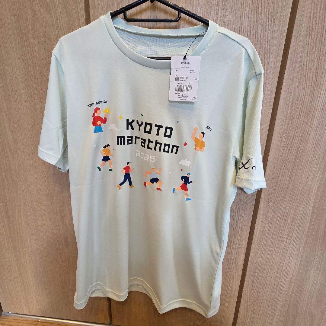 Lサイズ　京都マラソン 2026 Tシャツ 新品
