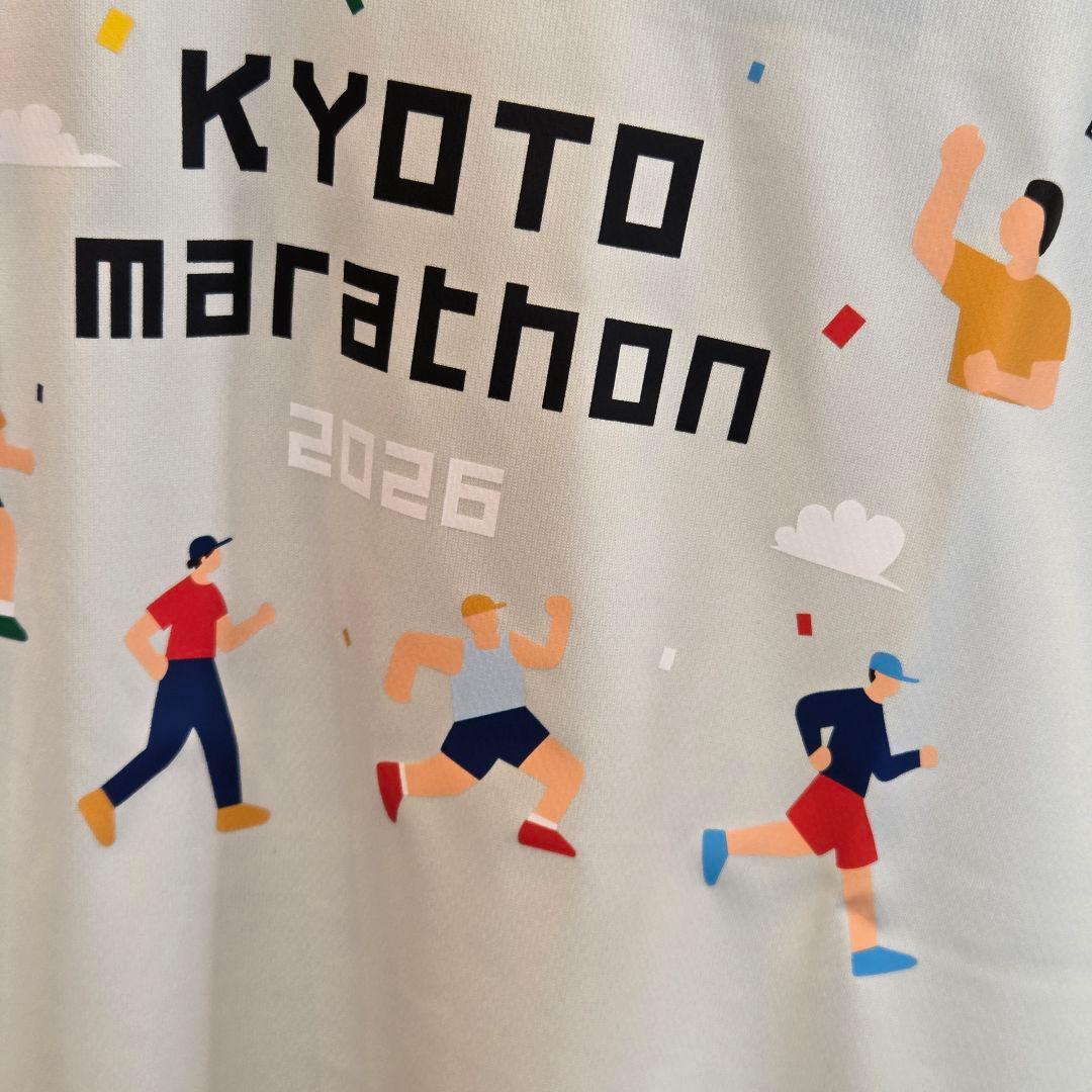 Lサイズ　京都マラソン 2026 Tシャツ 新品