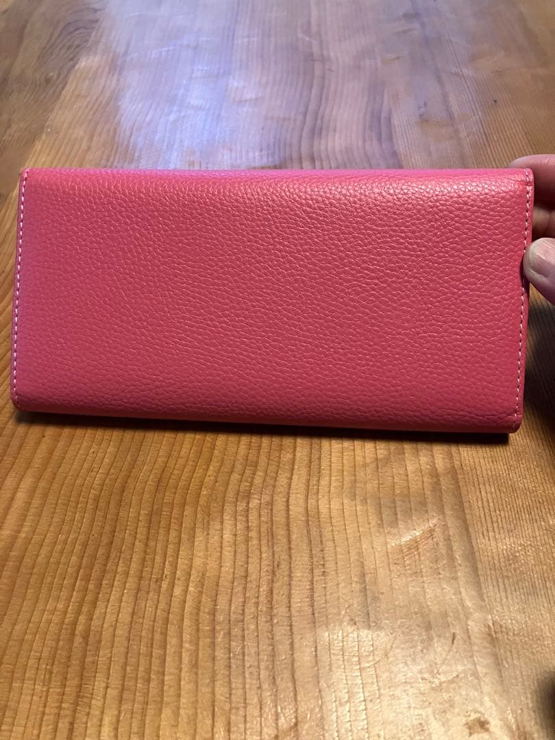 【非売品】CHANEL シャネルノベルティ ピンクレザー三つ折り財布