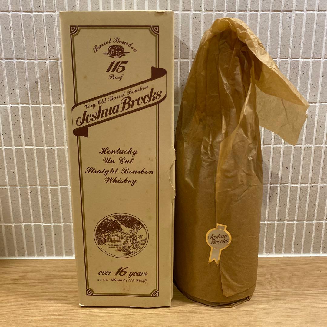 BOURBON バーボン　ジョシュアブルックス　16年 57.5度　蒸留所閉鎖