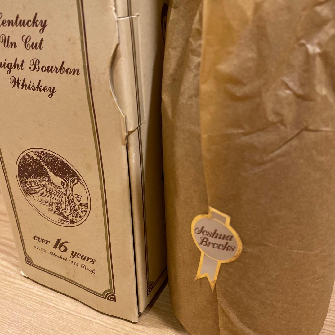 BOURBON バーボン　ジョシュアブルックス　16年 57.5度　蒸留所閉鎖