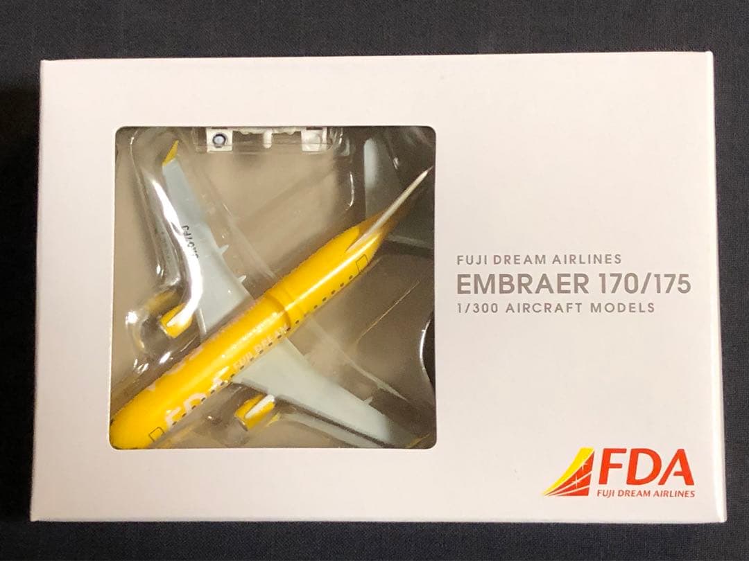 1/300 FDAフジドリームエアライン エンブラエル１号機〜10号機セット