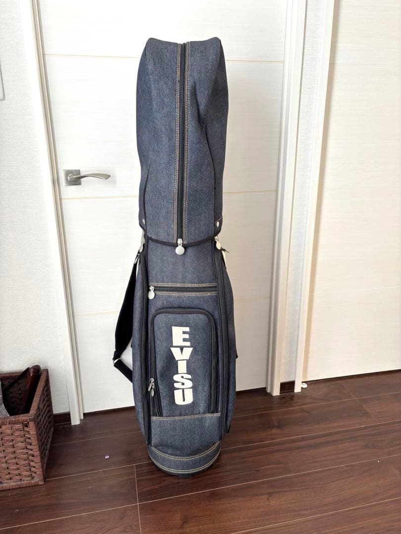 超美品　EVISU デニムゴルフバッグ