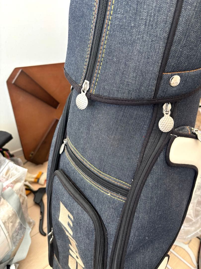 超美品　EVISU デニムゴルフバッグ