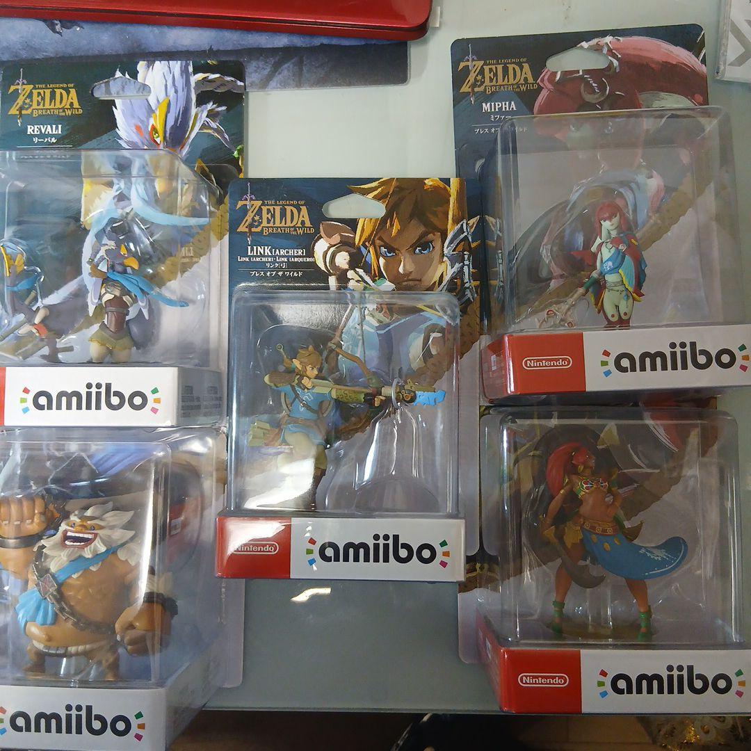 新品未開封 amiibo ゼルダの伝説 ブレス オブ ザ ワイルド 5体セット
