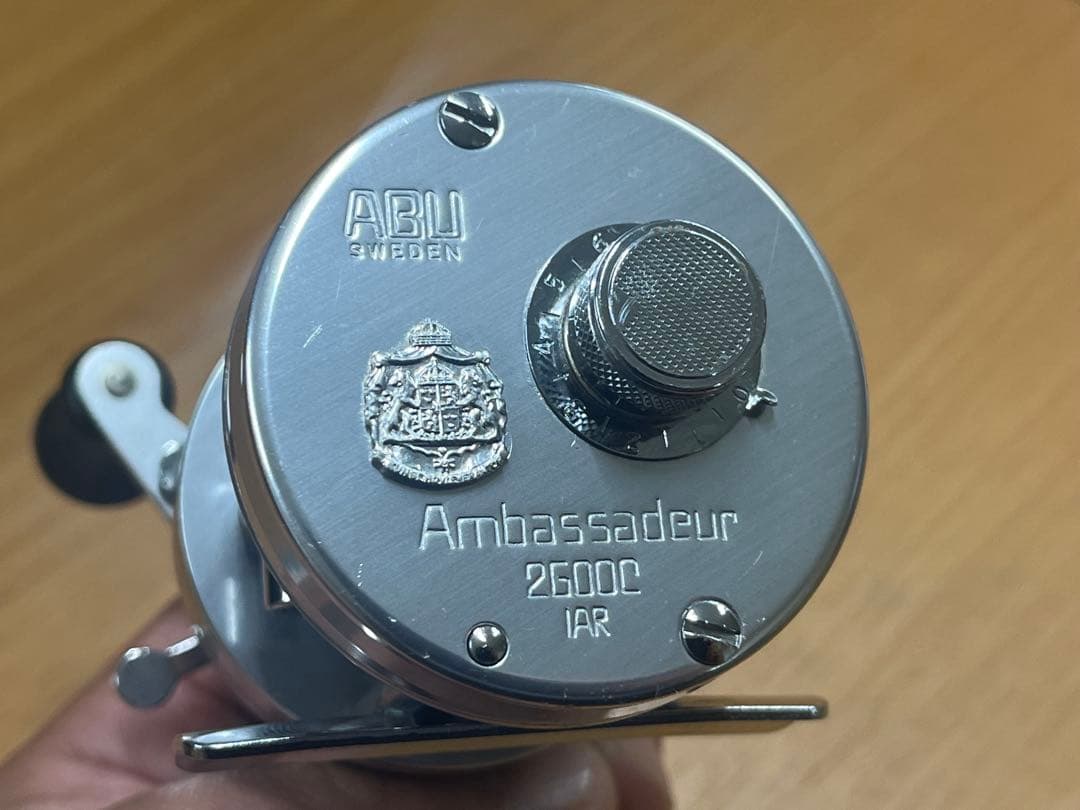 ABU アンバサダー　2600C IAR ベイトリール 換えブレーキシュー付