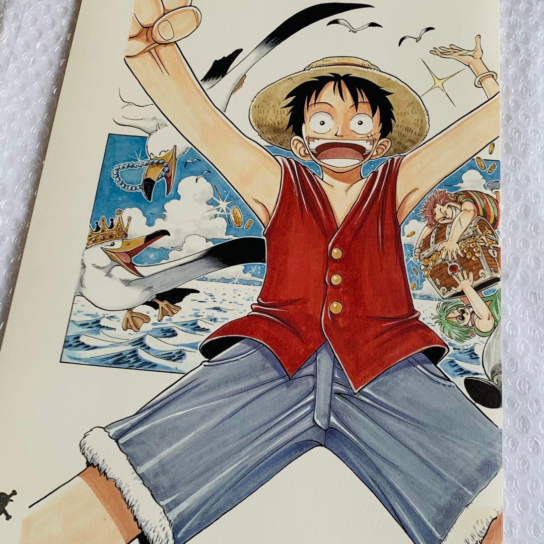 ワンピース ROMANCE DAWN 1話 複製原稿 6.7 扉絵 2枚