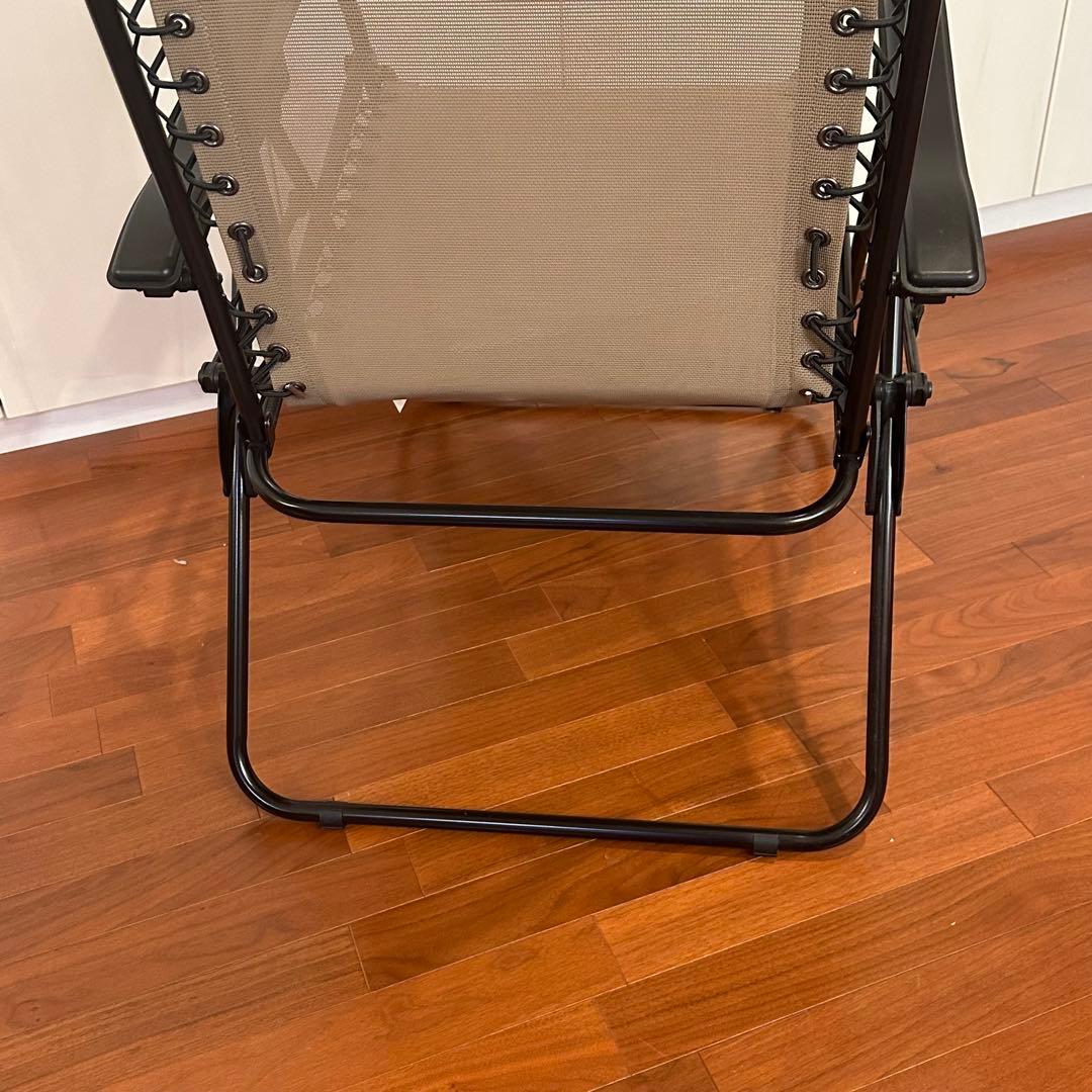 Coleman リクライニングチェア ブラウン　ベージュ