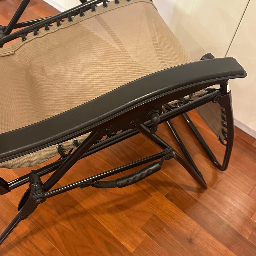 Coleman リクライニングチェア ブラウン　ベージュ