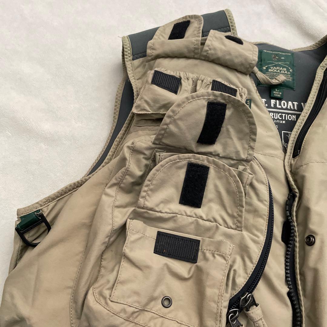 レア‼️ TARAS BOULBA アシックス　フィッシングフロートベスト　L