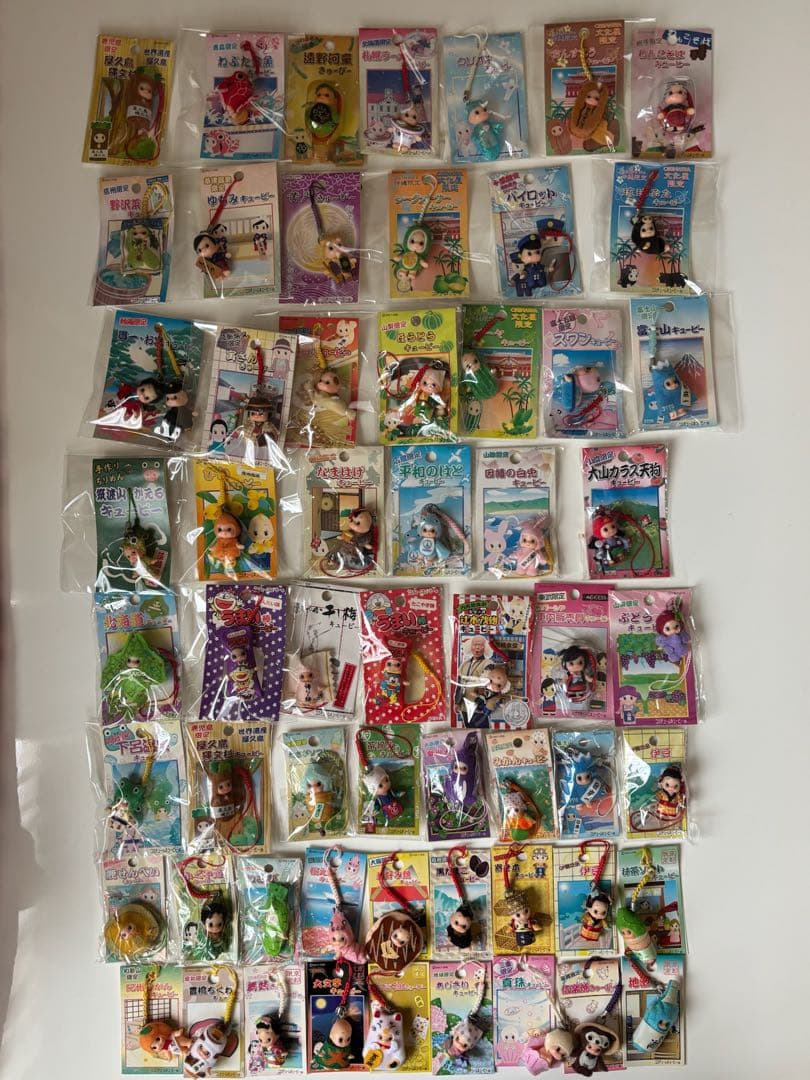 キューピー 御当地 ストラップ　59点