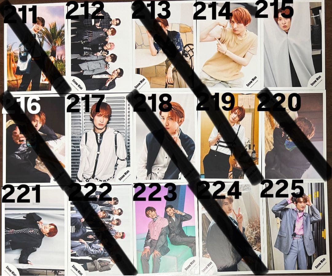 【バラ売り可】 Man 公式写真 190枚