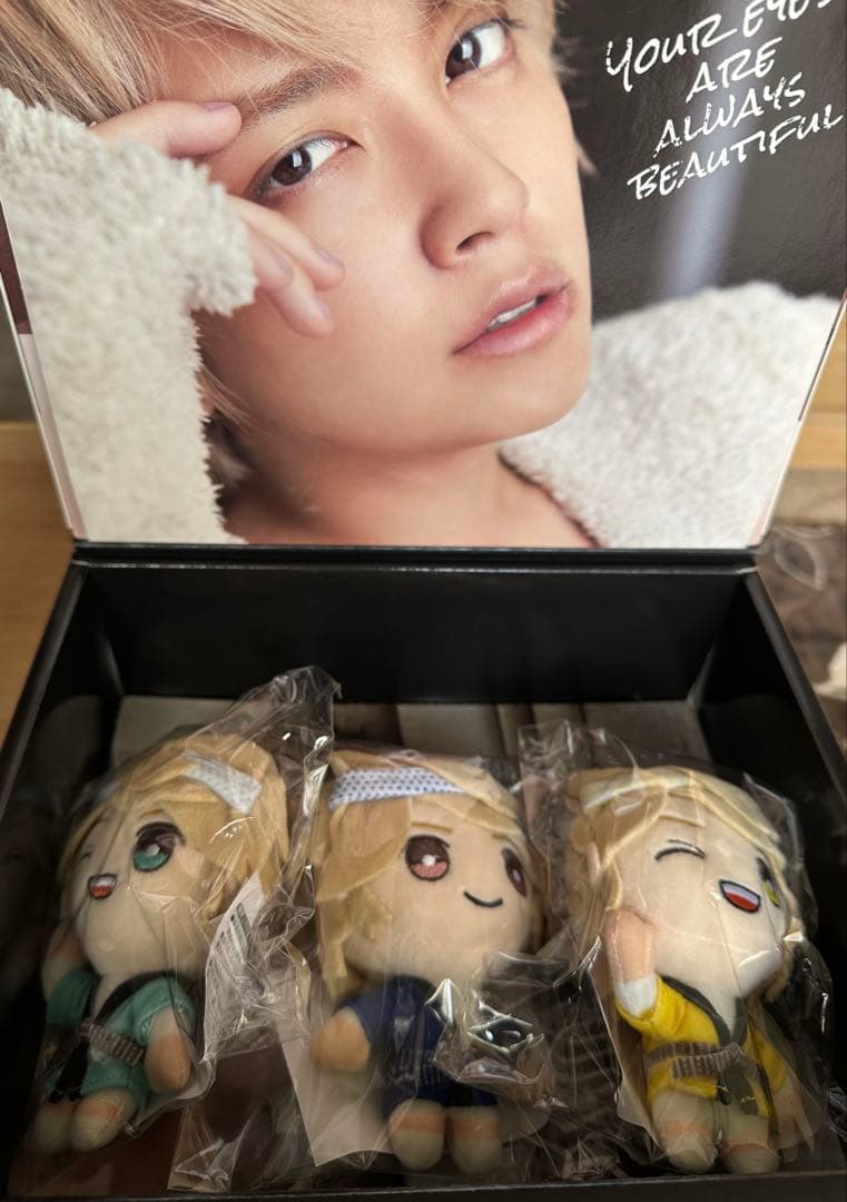 ⭐︎森内⭐︎ 手越祐也 非売品 おしゃべりぬいぐるみ3体セット+箱