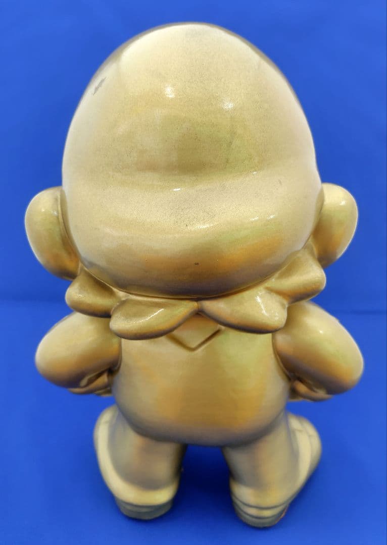 中古　レア！　任天堂エンターテイメント特約店　ゴールドスーパーマリオ像　非売品