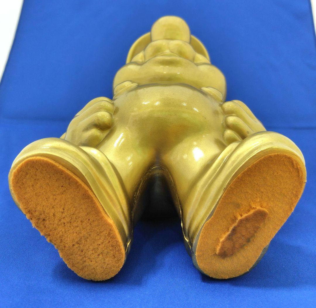 中古　レア！　任天堂エンターテイメント特約店　ゴールドスーパーマリオ像　非売品