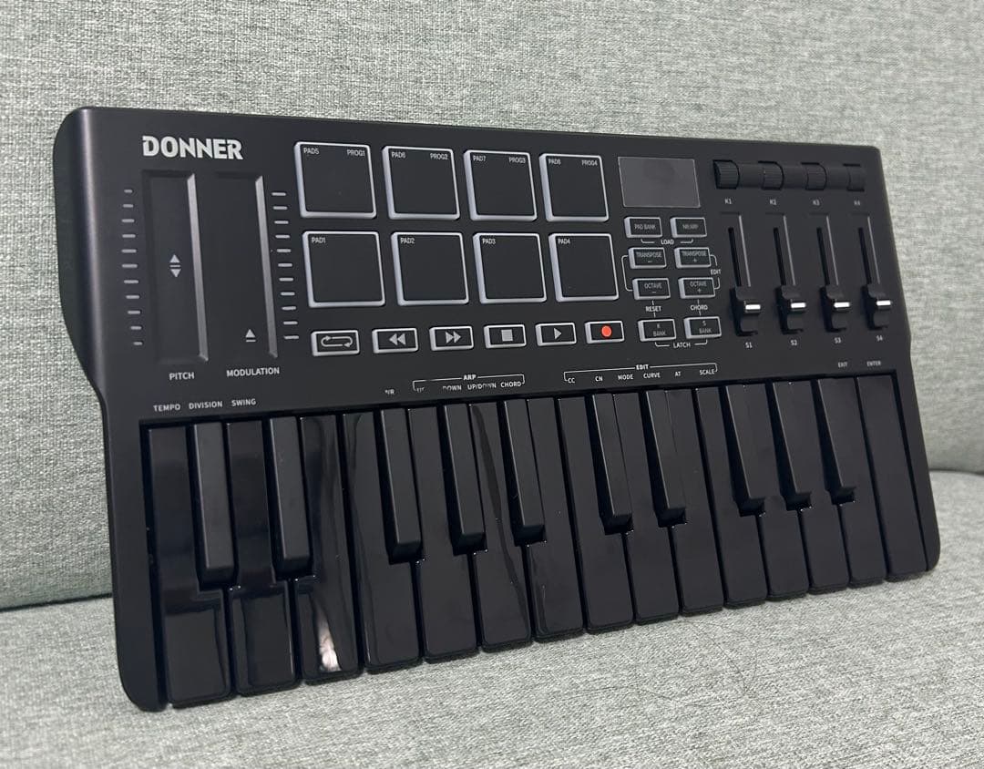 DONNER MIDIキーボード 25鍵 USB-C