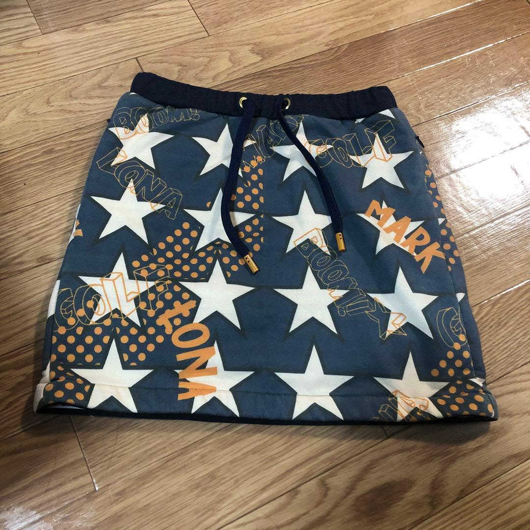 MARK & LONA ❣️星柄スカート ❣️ネイビー冬用❣️最終価格❣️