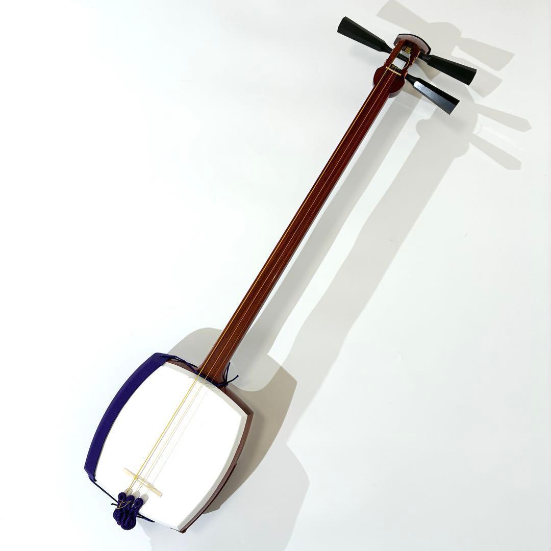 美品✨ 津軽三味線 太棹 花梨 破れなし バチ ハードケース付き