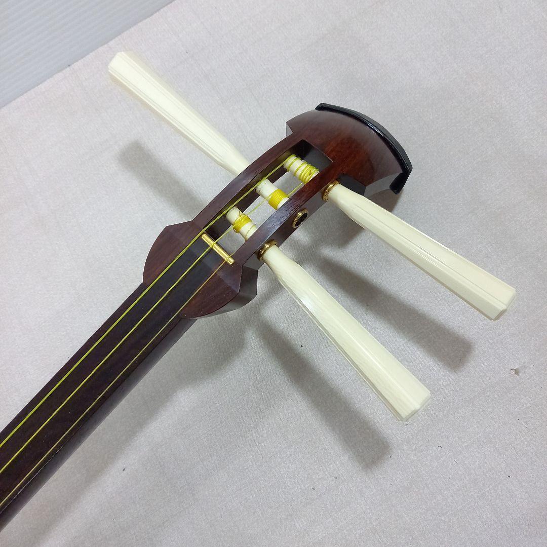 三味線 全長約100cm ハードケース付き 和楽器