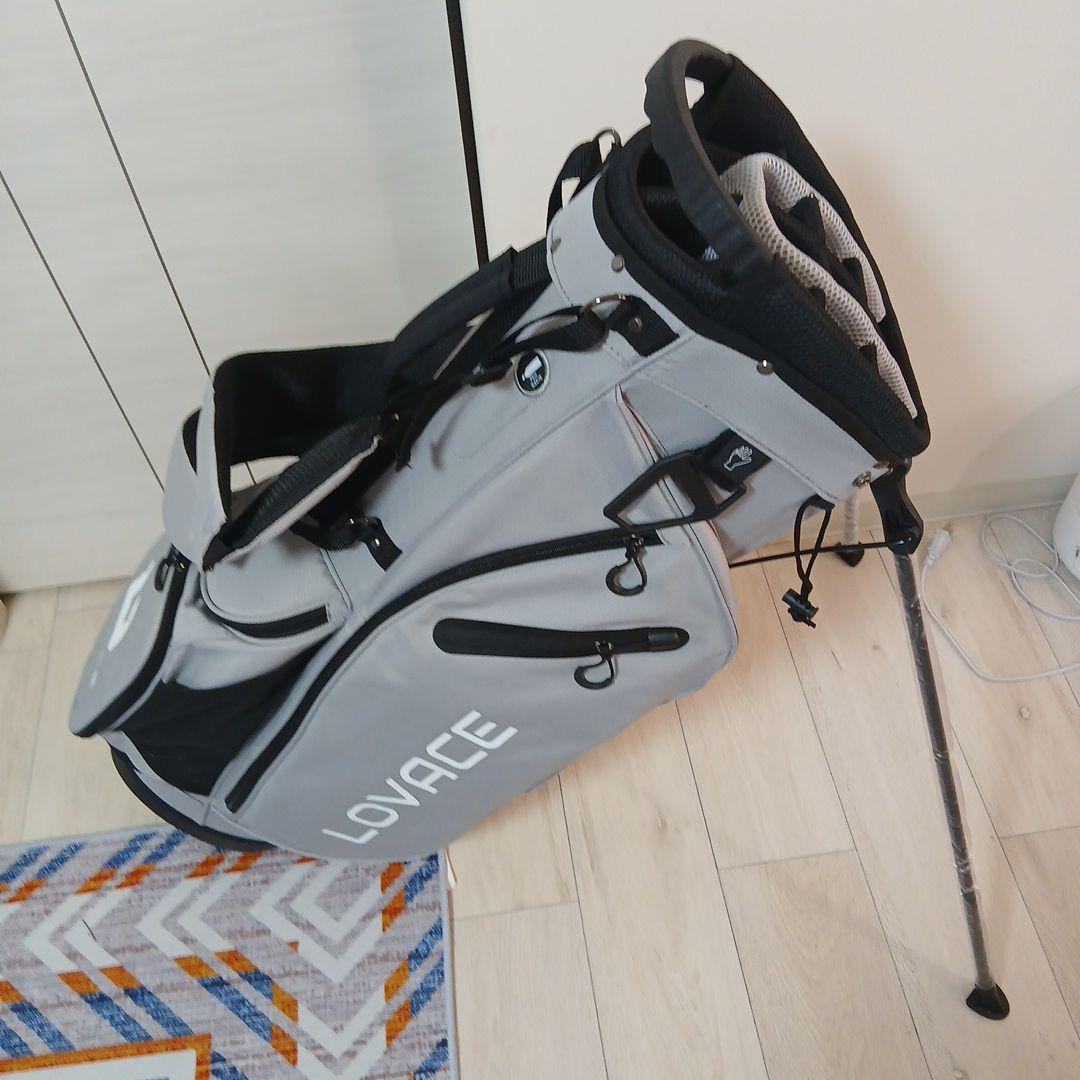 LOVACE スタンドキャディーバッグ　グレー