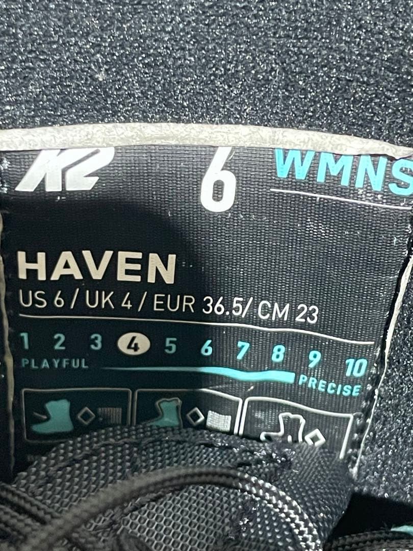 【美品】K2ケーツーHAVEN スノーボードブーツ　ボア　BOA