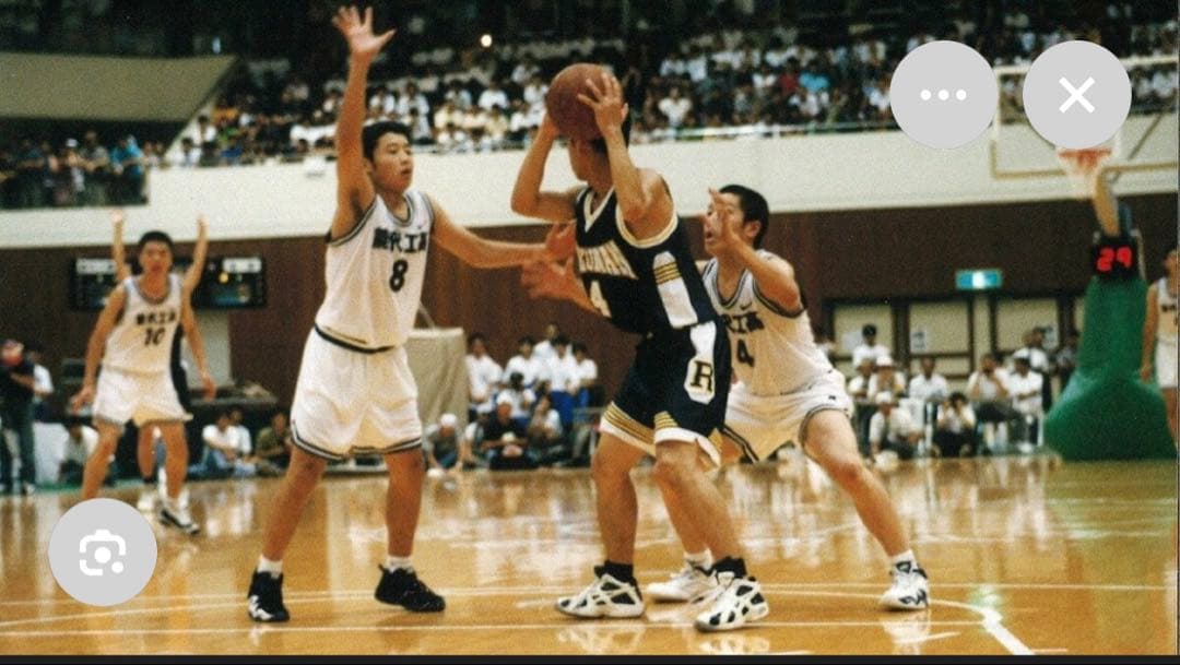 エアズームフライト５　田臥　二年時　能代工業　 Nike 黒/青