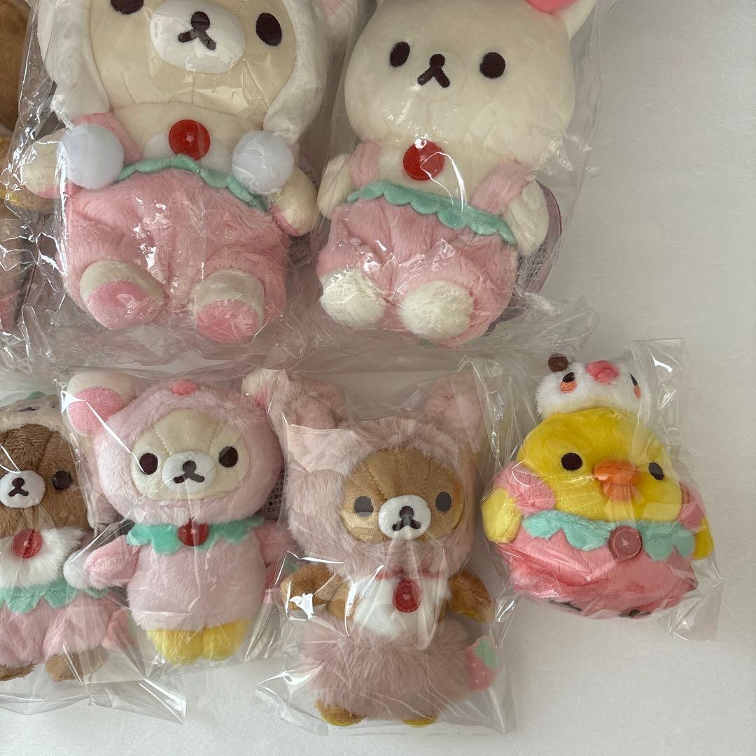 コリラックマ　いちごないちにち　ぬいぐるみ　全種セット