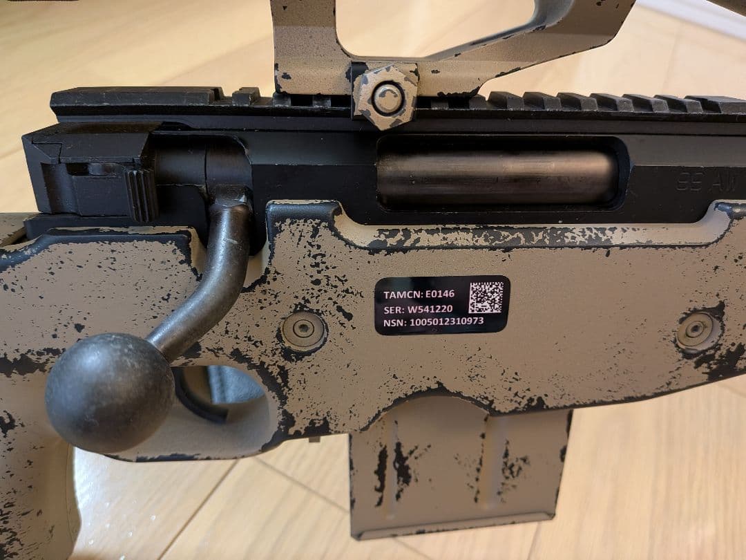 マルイ L96AWS スナイパーライフル 架空 MEU アフガン遠征 リペイント