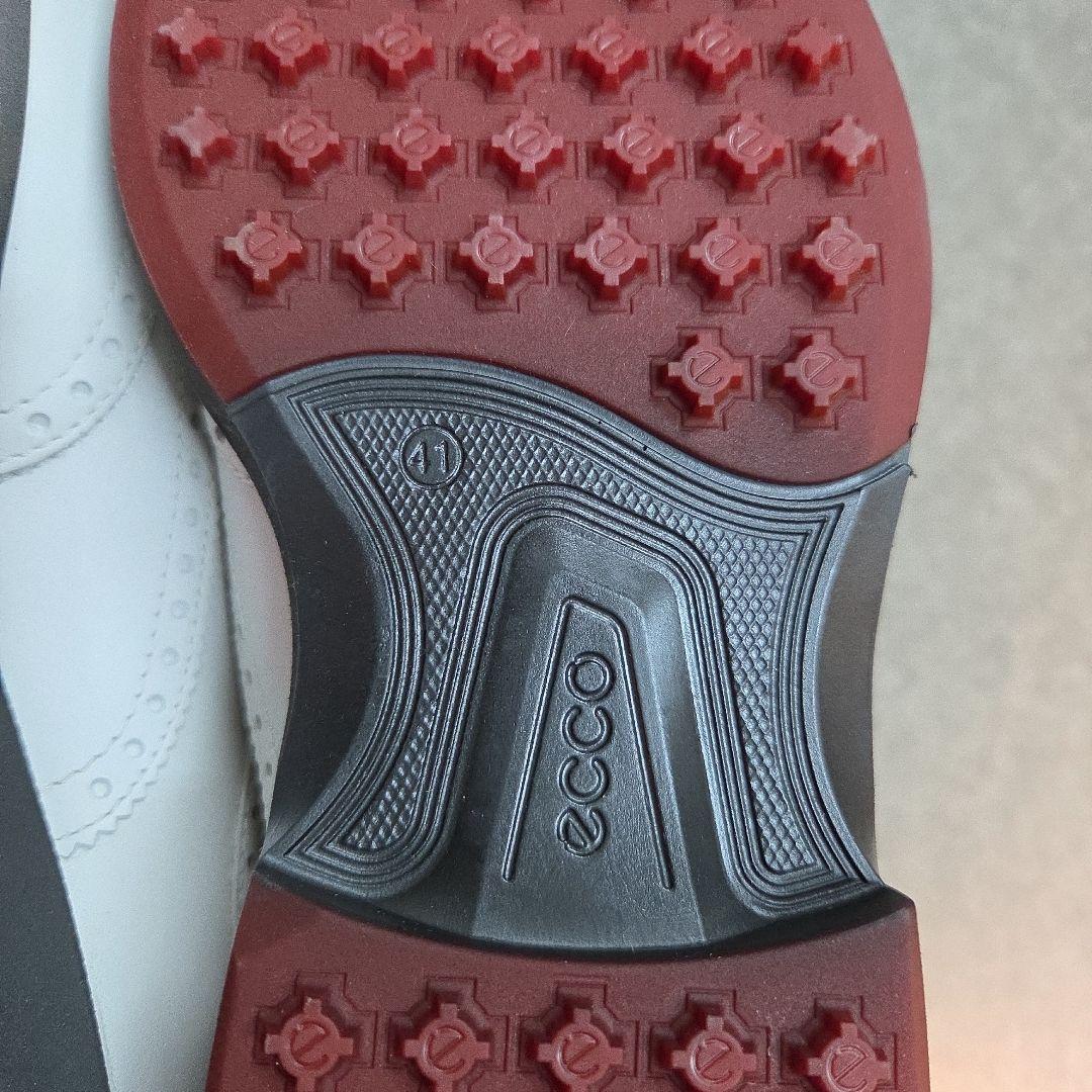 未使用！eccoエコー Tour Hybrid Wingtip ゴルフシューズ白