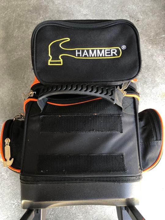 ボウリングバック　三個入り　ハンマー