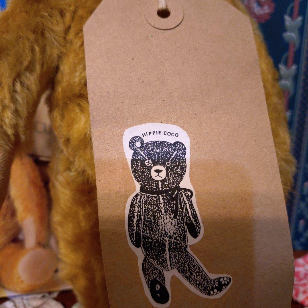 hippie coco ヒッピーココ　アーティストベア　テディベアアーティスト