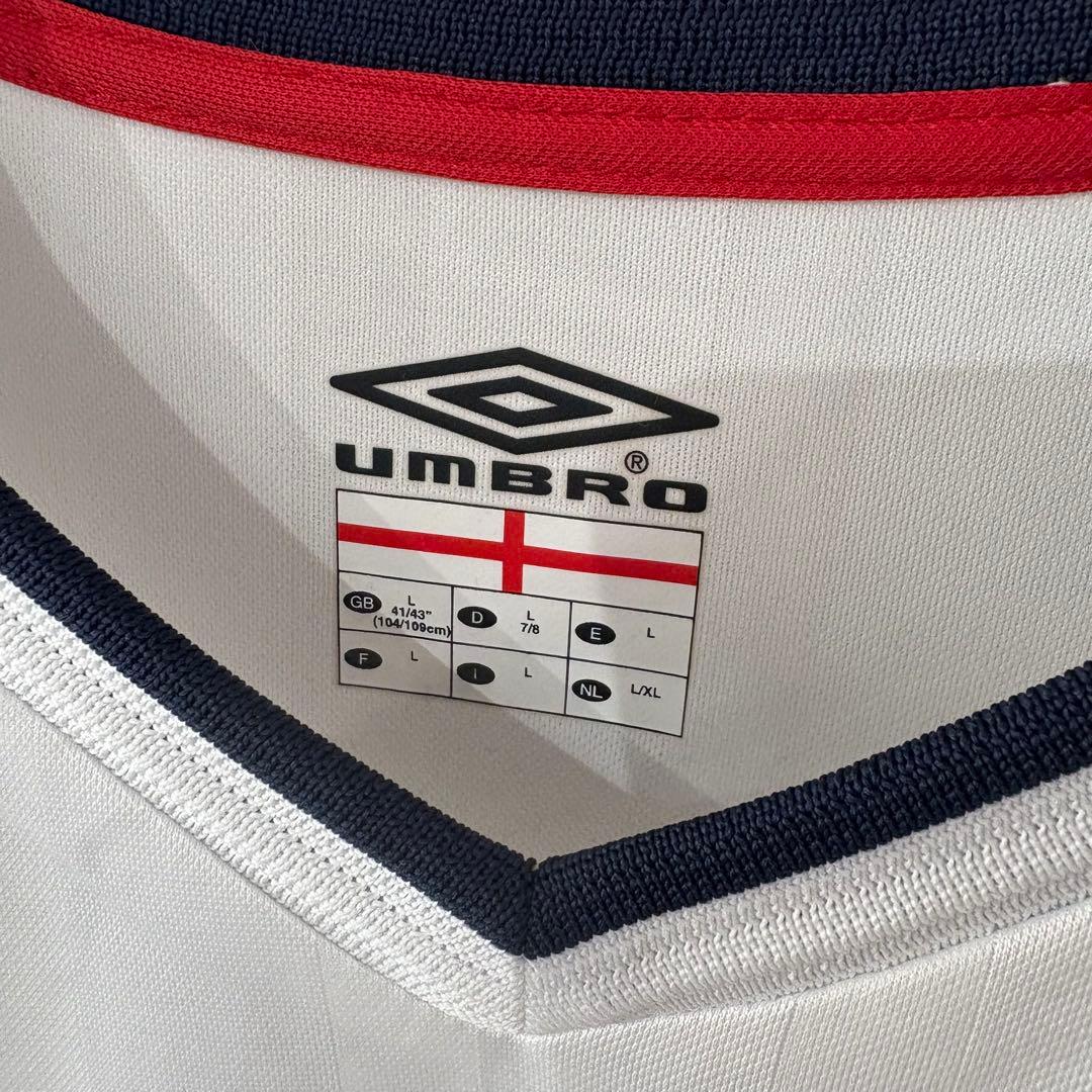 激レア アンブロ イングランド代表 半袖 ユニフォーム 日韓W杯 オフィシャル