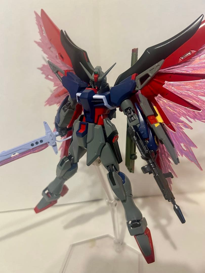 HGCEデスティニーガンダムspecii完成品 全塗装