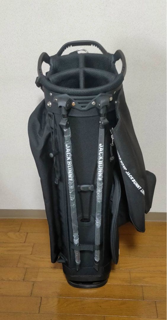 新品 ジャックバニー by パーリーゲイツ ブラック ツアー キャディバッグ
