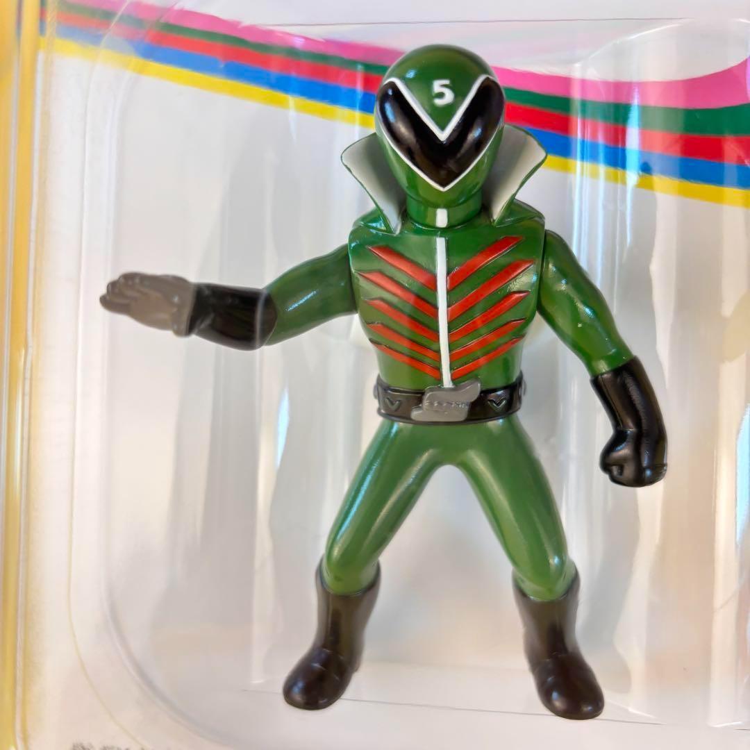 BANDAI 秘密戦隊ゴレンジャー ソフビセット 50周年限定品＋おまけ付